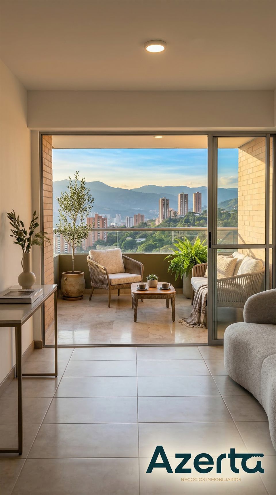 Terraza premium de proyecto gestionado por Azerta